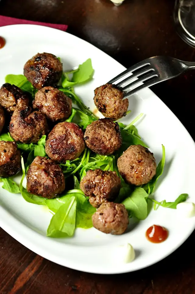 Meatballs from the example restaurant